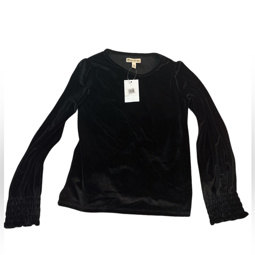 Velvet Long Sleeve Top